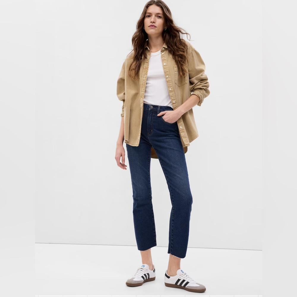 Gap High Rise Kick Fit Jeans